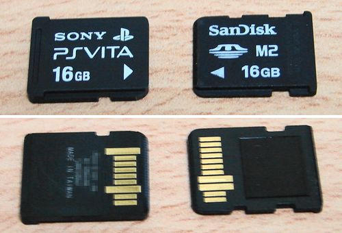 PS Vita専用メモリーカードはほとんどM2 | ソニ☆モバ 【SO☆MO】